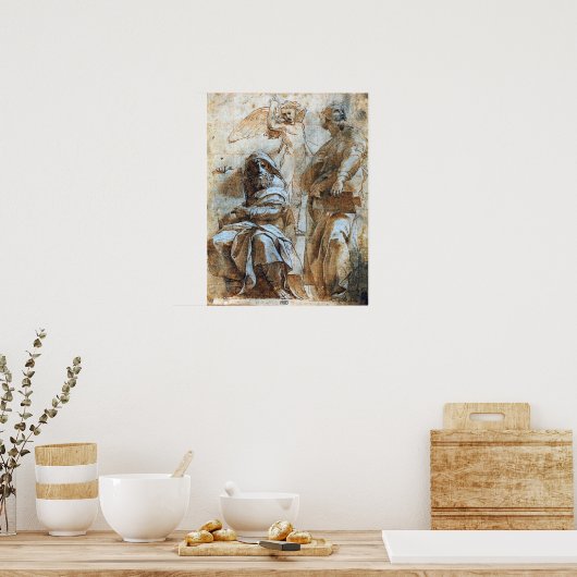 Raphael - Die Propheten Hosea und Jonah Poster (Küche)