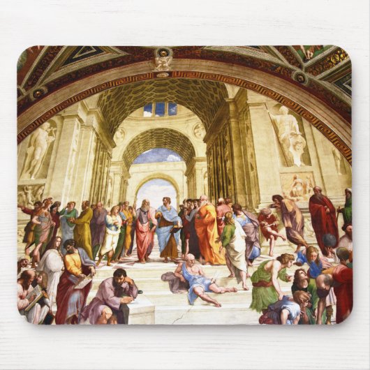 Raphael, Die Schule von Athen (1509) Mousepad (Vorne)
