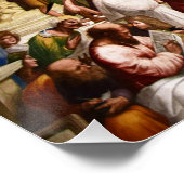 Raphael, Die Schule von Athen (1509) Poster (Ecke)