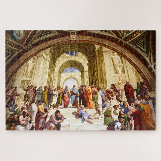 Raphael, Die Schule von Athen (1509) Puzzle (Horizontal)