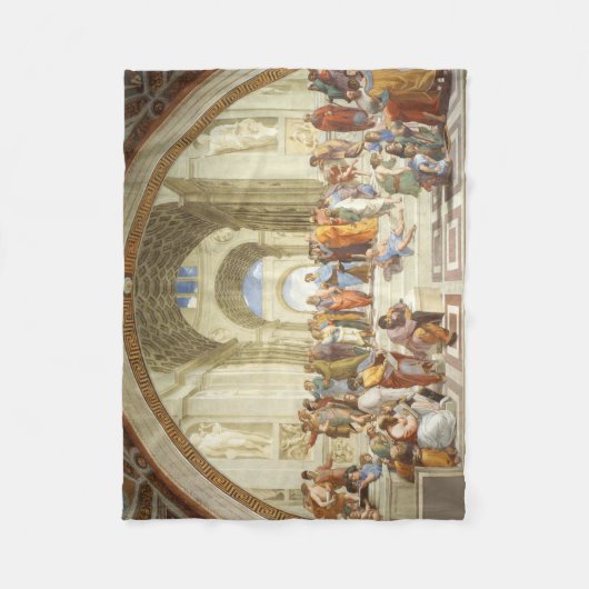 RAPHAEL - Die Schule von Athen 1511 Fleecedecke (Vorderseite)