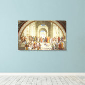 RAPHAEL - Die Schule von Athen 1512 Leinwanddruck (Insitu (Holzboden))