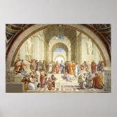 RAPHAEL - Die Schule von Athen 1512 Poster (Vorne)
