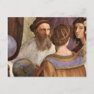 Raphael: Die Schule von Athen (im Detail) Postkarte