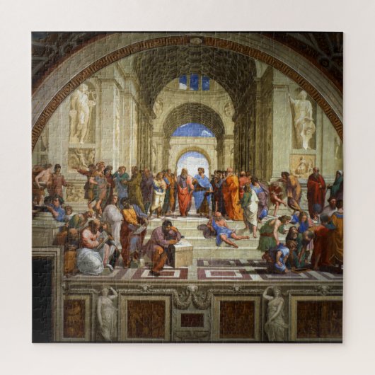 Raphael, "Die Schule von Athen" Puzzle (Vertikal)