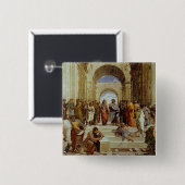 RAPHAEL "die Schule von Athen" Sonderkommando Button (Vorne & Hinten)