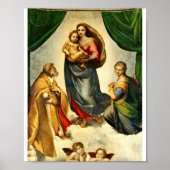 Raphael - Die Siena Madonna Poster (Vorne)