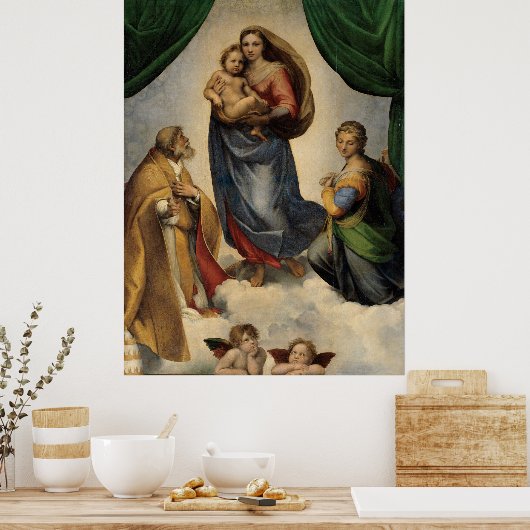 Raphael - Die Siena Madonna Poster (Küche)
