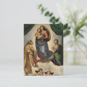 Raphael - Die Siena Madonna Postkarte (Stehend Vorderseite)
