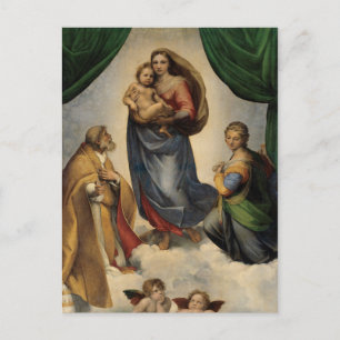 Raphael - Die Siena Madonna Postkarte