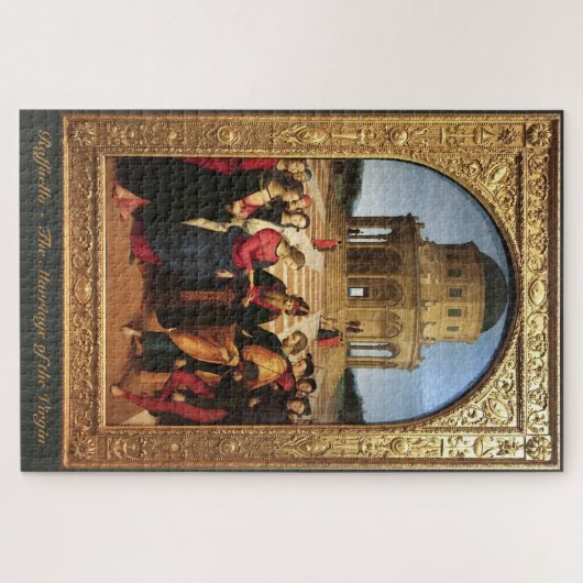 Raphael - Ehe der Jungfrau - Malerei Puzzle (Horizontal)