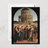 Raphael Ehe der Jungfrau Postkarte (Vorne/Hinten)