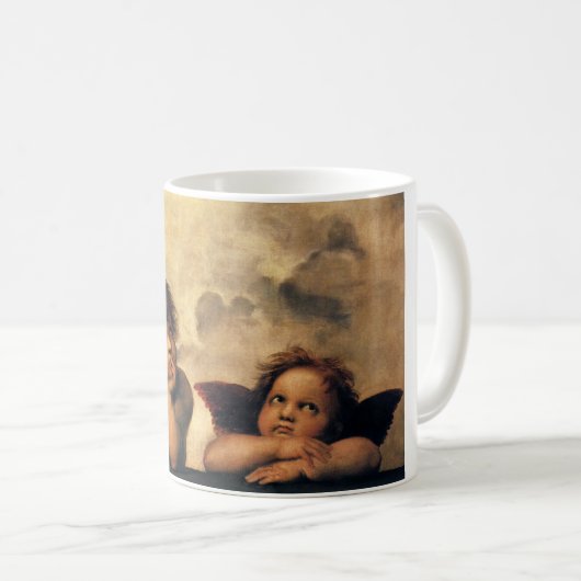 RAPHAEL - Engel 1512 Kaffeetasse (VorderseiteRechts)