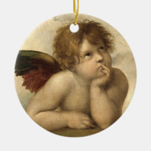 RAPHAEL-Engel 1 Keramikornament