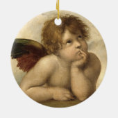 RAPHAEL-Engel 1 Keramikornament (Hinten)