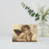 RAPHAEL-Engel 1 Visitenkarte (Stehend Vorderseite)