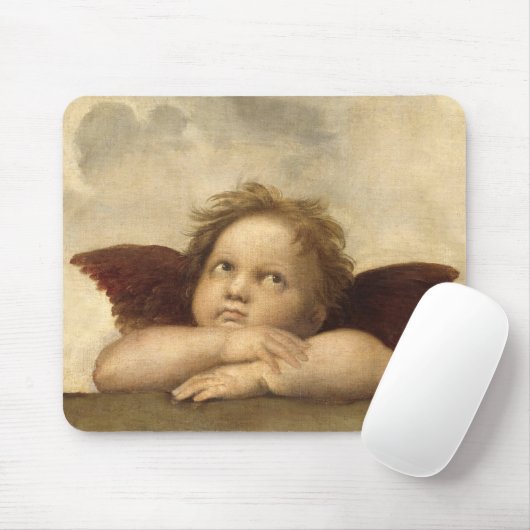 RAPHAEL-Engel 2 Mousepad (Mit Mouse)