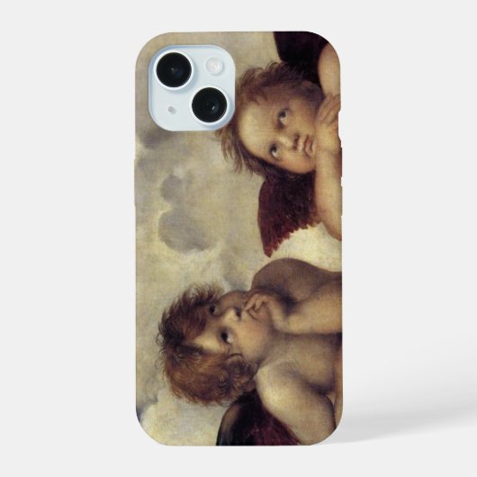 Raphael-Engel iPhone 15 Hülle (Rückseite)