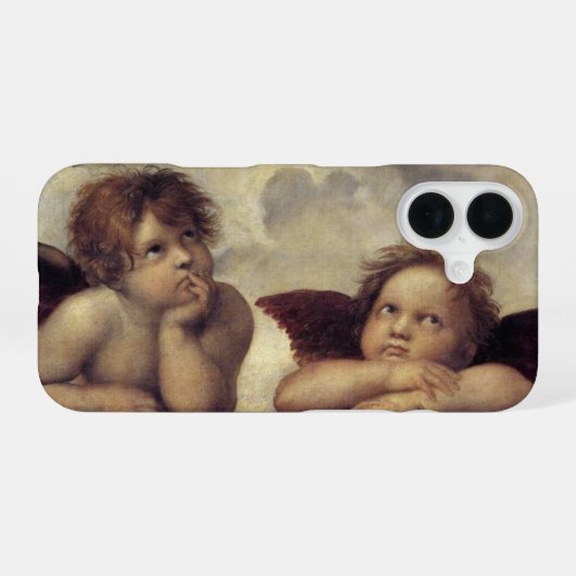 Raphael-Engel iPhone 16 Hülle (Rückseite (Horizontal))