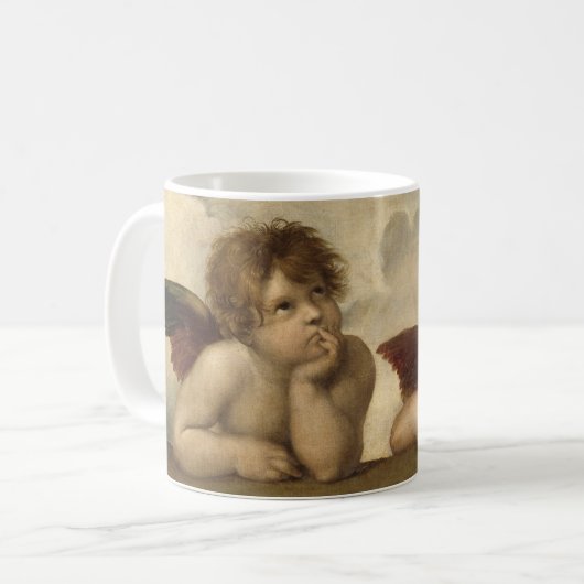 RAPHAEL-Engel Kaffeetasse (Vorderseite Links)