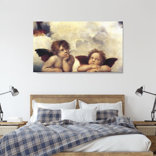 Raphael-Engel Leinwanddruck (Insitu (Schlafzimmer))