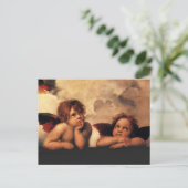 Raphael - Engel Postkarte (Stehend Vorderseite)