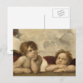 Raphael-Engel Postkarte (Vorne/Hinten)