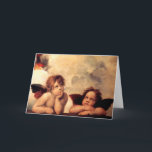 RAPHAEL-Engel Sistine Madonna Gruß-Karte Karte<br><div class="desc">RAPHAEL-Engel Sistine Madonna Grußkarte. Ölgemälde Altarpiece von 1513-1514. Das cherubim (putti) von Sistine Madonna RAPHAEL Rang unter der anerkanntesten Arbeit des Künstlers. Die zwei Engel sind bestreitbar die berühmtesten Engelsdarstellungen in der Welt. Das wehmütige Anstarren der zwei winged Engel hat Publikum jahrhundertelang bezaubert. Ein großes Geschenk für Fans von RAPHAEL...</div>