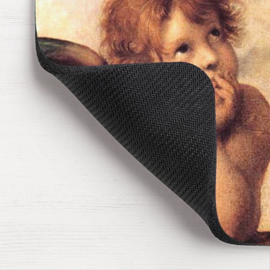 RAPHAEL-Engel Sistine Madonna Mausunterlage Mousepad (Ecke)