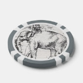 Raphael: Hanno, der Leo X-Elefant des Papstes Pokerchips (Einzeln)