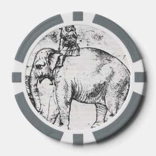RAPHAEL: Hanno, der Löwe X Elephant der Papst Pokerchips