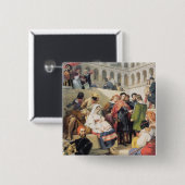 RAPHAEL im Vatikan, 1832 (Öl auf Leinwand) Button (Vorne & Hinten)