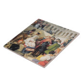 RAPHAEL im Vatikan, 1832 (Öl auf Leinwand) Fliese (Seite)