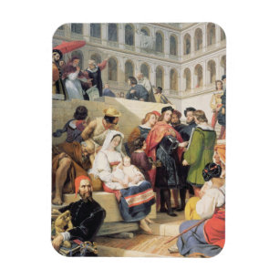 RAPHAEL im Vatikan, 1832 (Öl auf Leinwand) Magnet