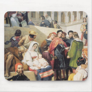 RAPHAEL im Vatikan, 1832 (Öl auf Leinwand) Mousepad