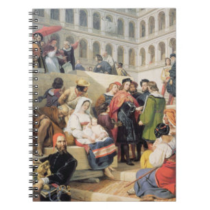 RAPHAEL im Vatikan, 1832 (Öl auf Leinwand) Notizblock