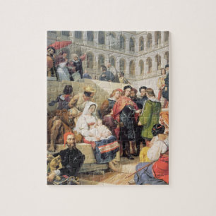 RAPHAEL im Vatikan, 1832 (Öl auf Leinwand) Puzzle
