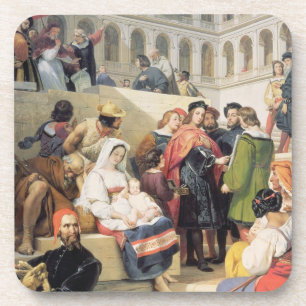 RAPHAEL im Vatikan, 1832 (Öl auf Leinwand) Untersetzer