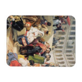 Raphael in the Vatican, 1832 (Öl/Canvas) Magnet (Horizontal)