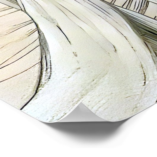 Raphael Kirchner, La Rose - Jugendstil Poster (Ecke)