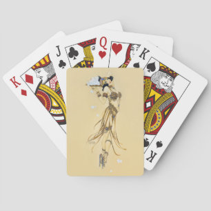 Raphael Kirchner "Sühne" Pin-up Mädchen Vintage Spielkarten