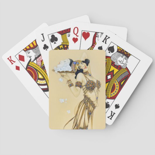 Raphael Kirchner Vintage Flapper Spielkarten (Rückseite)