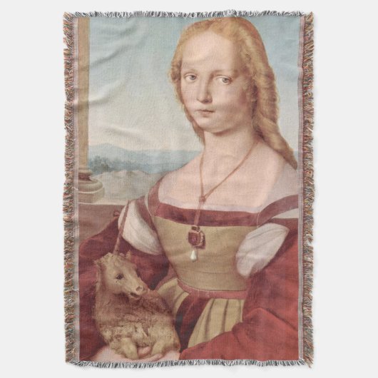 Raphael Lady and Unicorn Classic Decke (Vorderseite Vertikal)