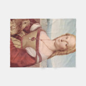 Raphael Lady and Unicorn Classic Fleecedecke (Vorderseite (Horizontal))