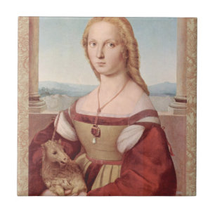 Raphael Lady and Unicorn Classic Fliese
