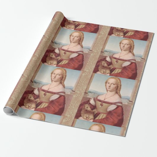 Raphael Lady and Unicorn Classic Geschenkpapier (Ungerollt)