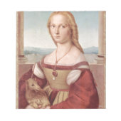 Raphael Lady and Unicorn Classic Notizblock (Vorderseite)