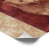 Raphael Lady and Unicorn Classic Poster (Ecke)