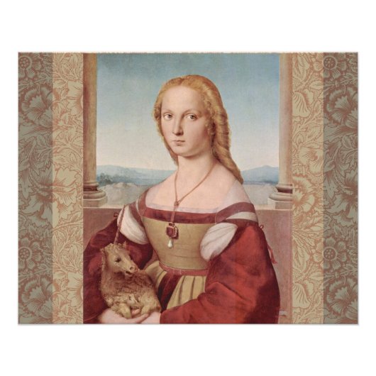 Raphael Lady and Unicorn Classic Poster (Vorderseite)