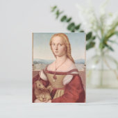 Raphael Lady and Unicorn Classic Postkarte (Stehend Vorderseite)